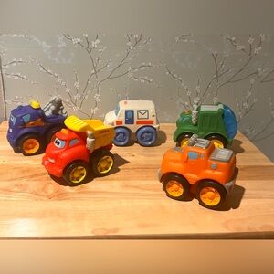 Set of 5 Hasbro Chuck & Friends Mini Vehicles- 2005, 2008
